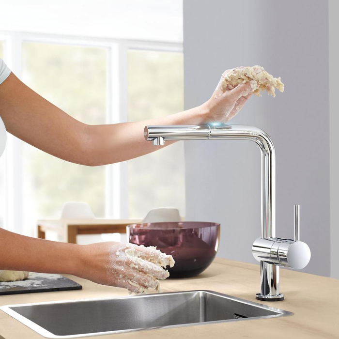 Кухонний змішувач сенсорний для мийки GROHE Minta Touch (31360001)