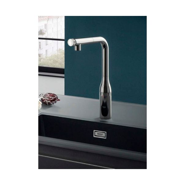 Змішувач для кухні Grohe Essence SmartControl, сталь (31615DC0)