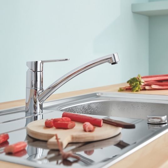 Змішувач для кухні Grohe BauEco, хром (31680000)