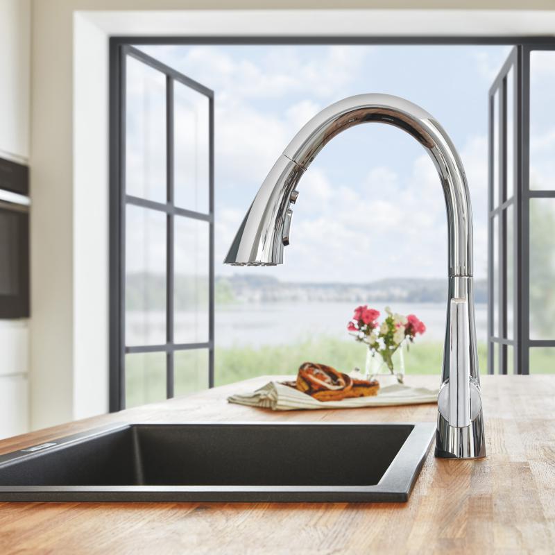 Змішувач для кухні Grohe Zedra, хром (32294002)