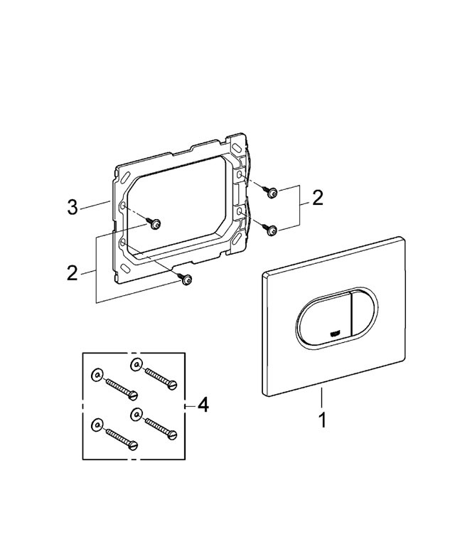 Arena Cosmopolitan Клавиша смыва