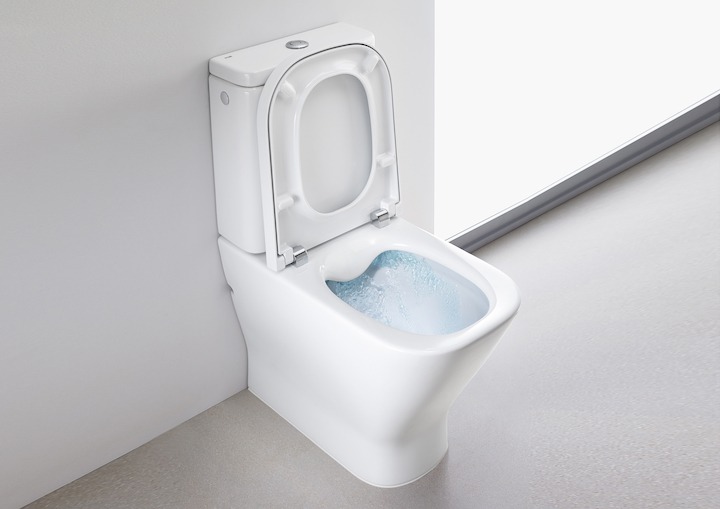 GAP Rimless унiтаз напольний, в комплектi з бачком, з сидiнням slow closing