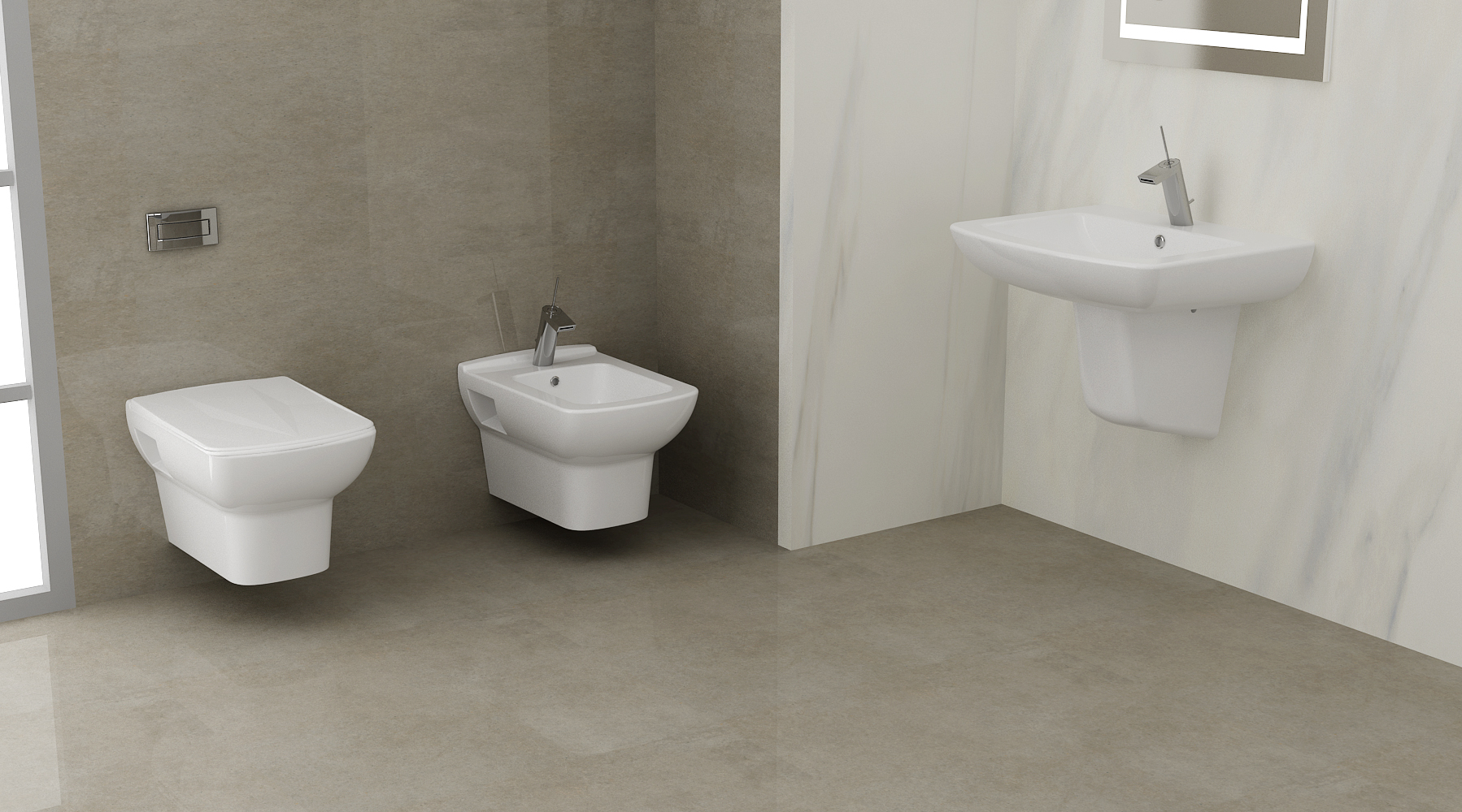 LORETA унитаз подвесной 52,5*35*34,5см, сиденье твердое Slim slow-closing