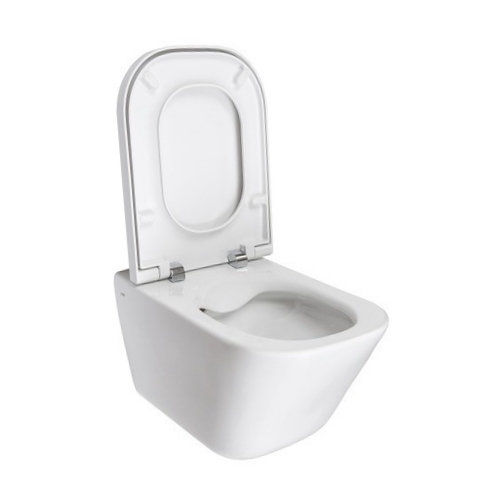 Комплект: GAP Rimless унитаз подвесной + сиденье для унитаза с микролифтом, быстросъемное