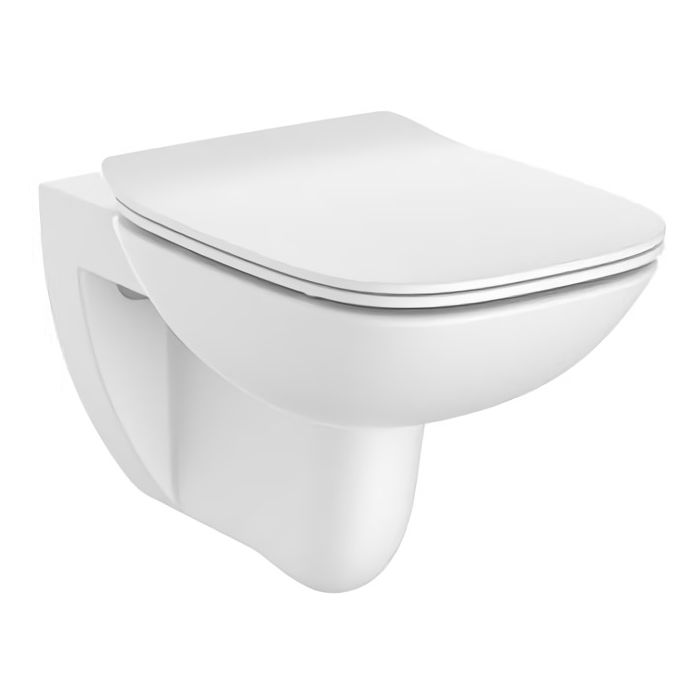 DEBBA Rimless унiтаз пiдвiсний, з сидiнням Slim slow closing