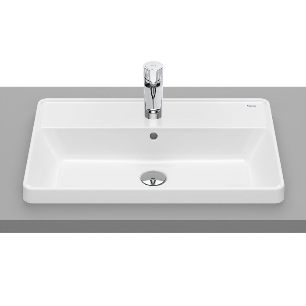 GAP умивальник 60*39см, вбуд., прямокутний, з отвором пiд змiшувач