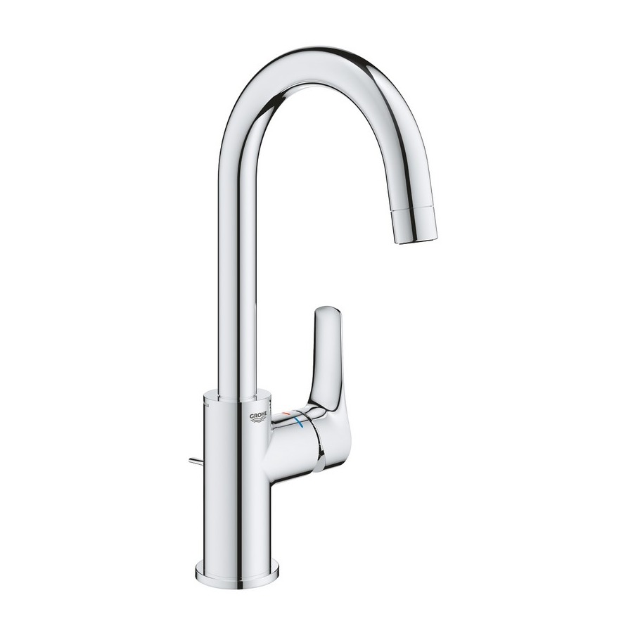 Змішувач для умивальника Grohe Eurosmart New L-Size з донним клапаном, хром (23537003)