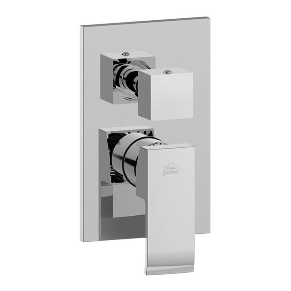 Змішувач для душа Paffoni Elle прихованого монтажу з перемикачем 3 виходи, хром (EL019CR)