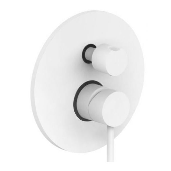 Змішувач для душу Paffoni Light на 2 позиції, Bianco Opaco (LIG018BO)