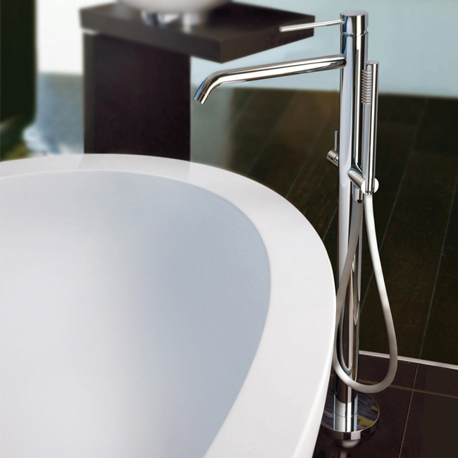 Змішувач стоїть окремо для ванни Paffoni Light хром (LIG032CR)