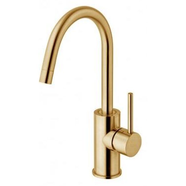 Змішувач для умивальника Paffoni Light без донного клапана, Brushed Honey Gold (LIG078HGSP)