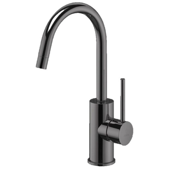 Змішувач для умивальника Paffoni Light без донного клапана, Brushed Black Nickel (LIG078NKNSP)