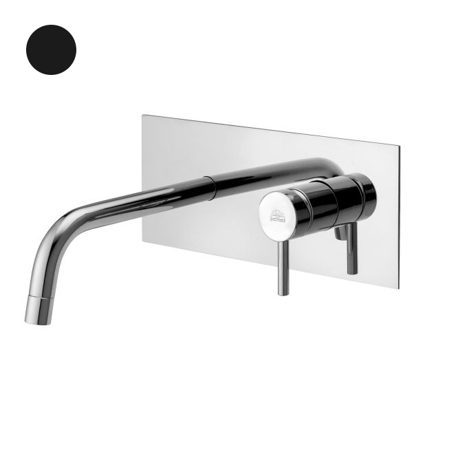 Змішувач для умивальника Paffoni Light прихованого монтажу, чорний матовий (LIG106NO)