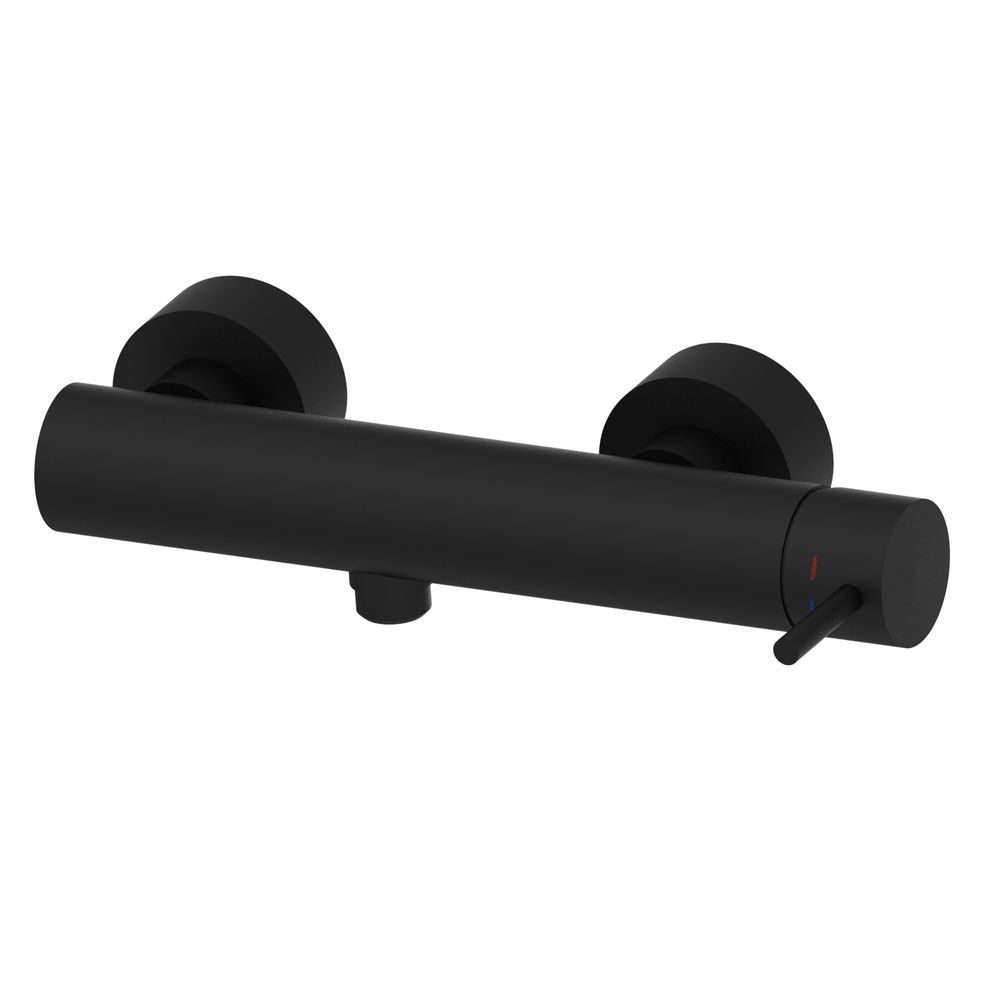 Змішувач для душа Paffoni Light без душа, чорний матовий (LIG168NO)