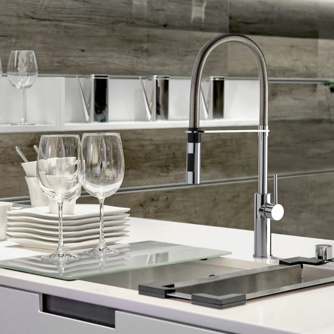 Змішувач для мийки Paffoni Light Professional, хром (LIG179CR)