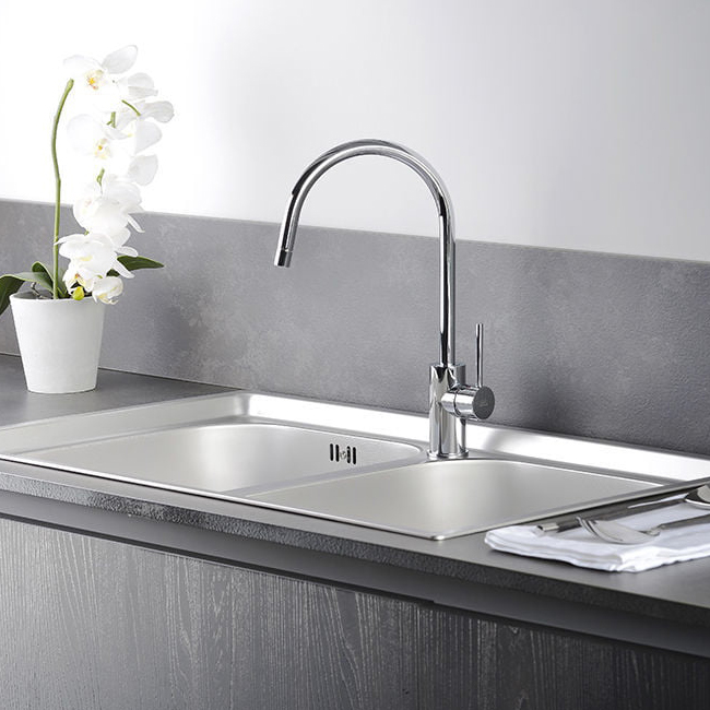 Змішувач для мийки Paffoni Light, хром (LIG180CR)