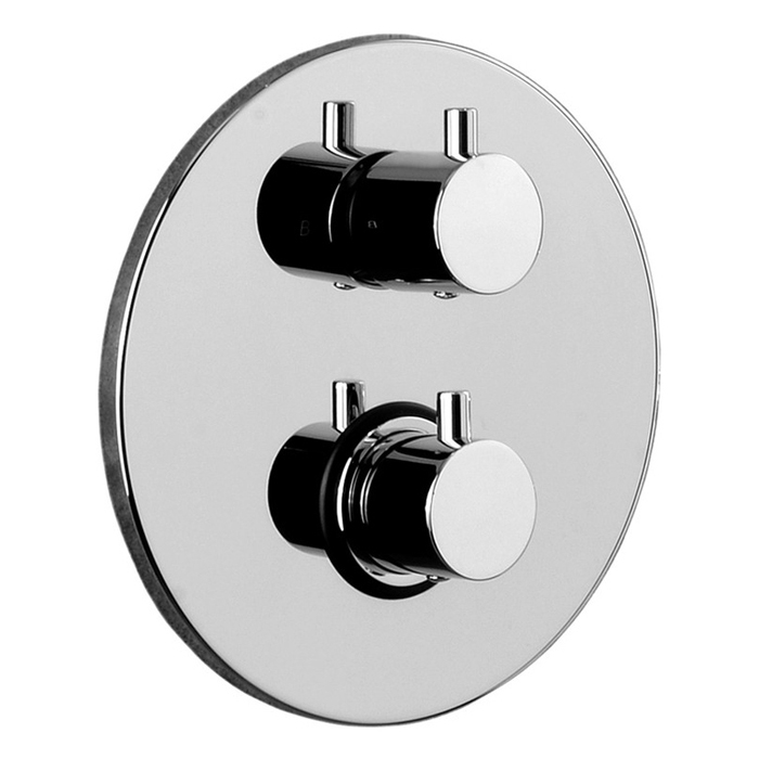 Змішувач для душу з термостатом Paffoni Light, чорний матовий (LIQ013NO)