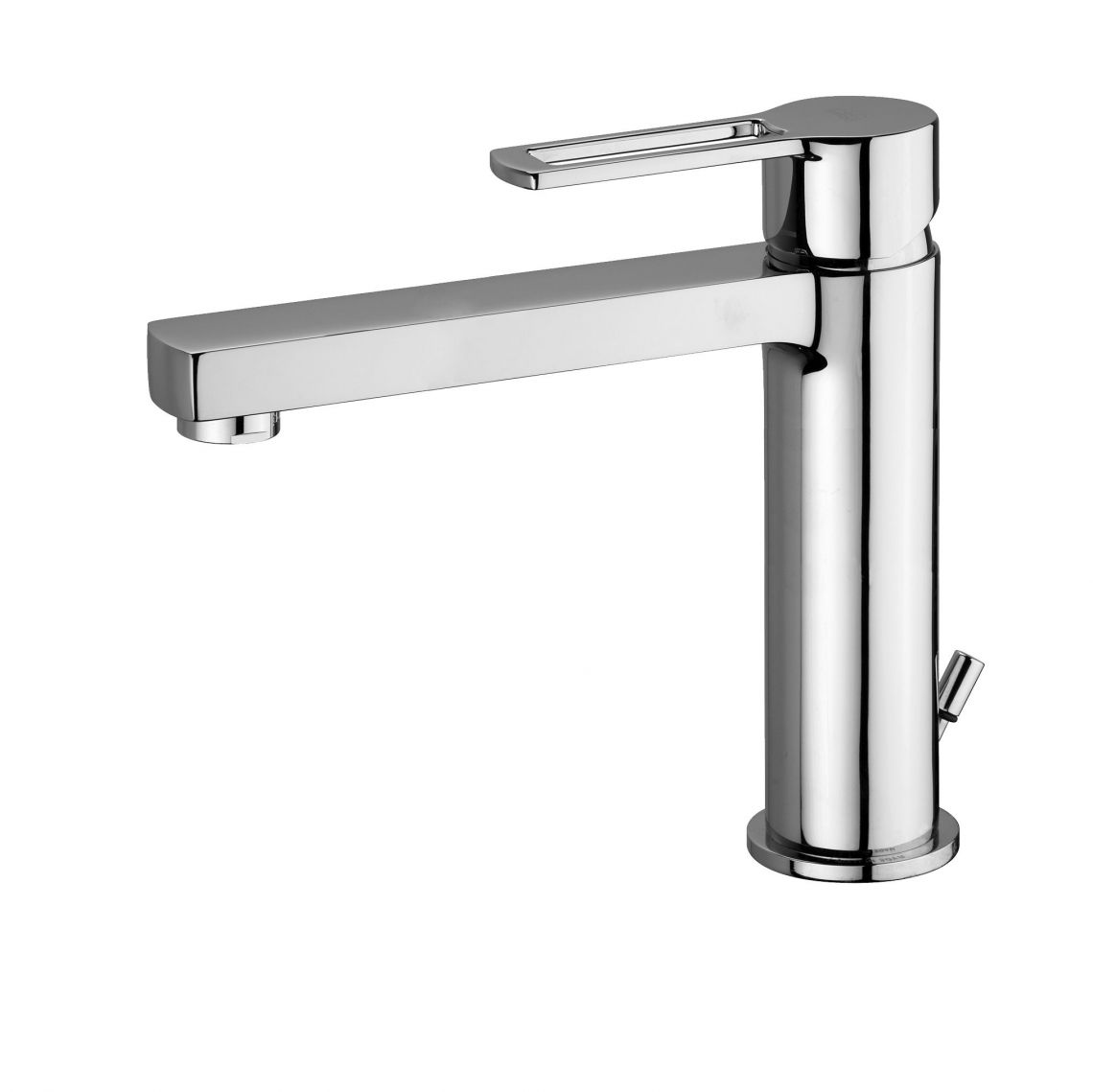 Змішувач для раковини Paffoni Ringo з донним клапаном, хром (RIN073CR)