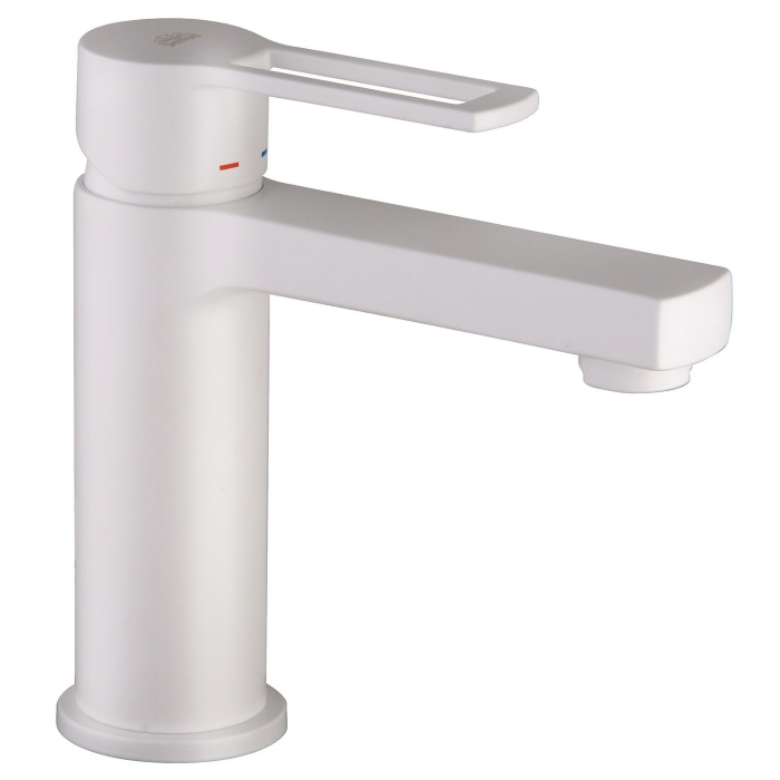 Змішувач для умивальника Paffoni Ringo, білий (RIN075BO)