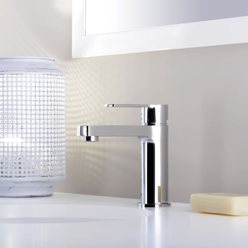 Змішувач для умивальника Paffoni Ringo з донним клапаном, хром (RIN075CR-ES)