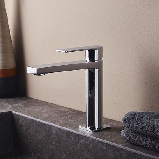 Змішувач для умивальника Paffoni TANGO з донним клапаном, хром (TA075CR)