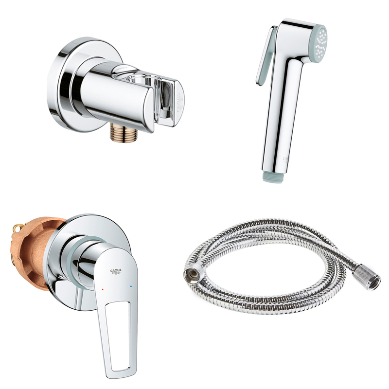 Комплект гігієнічного душу Grohe BauLoop New з Tempesta-F, хром (UA11104201A)