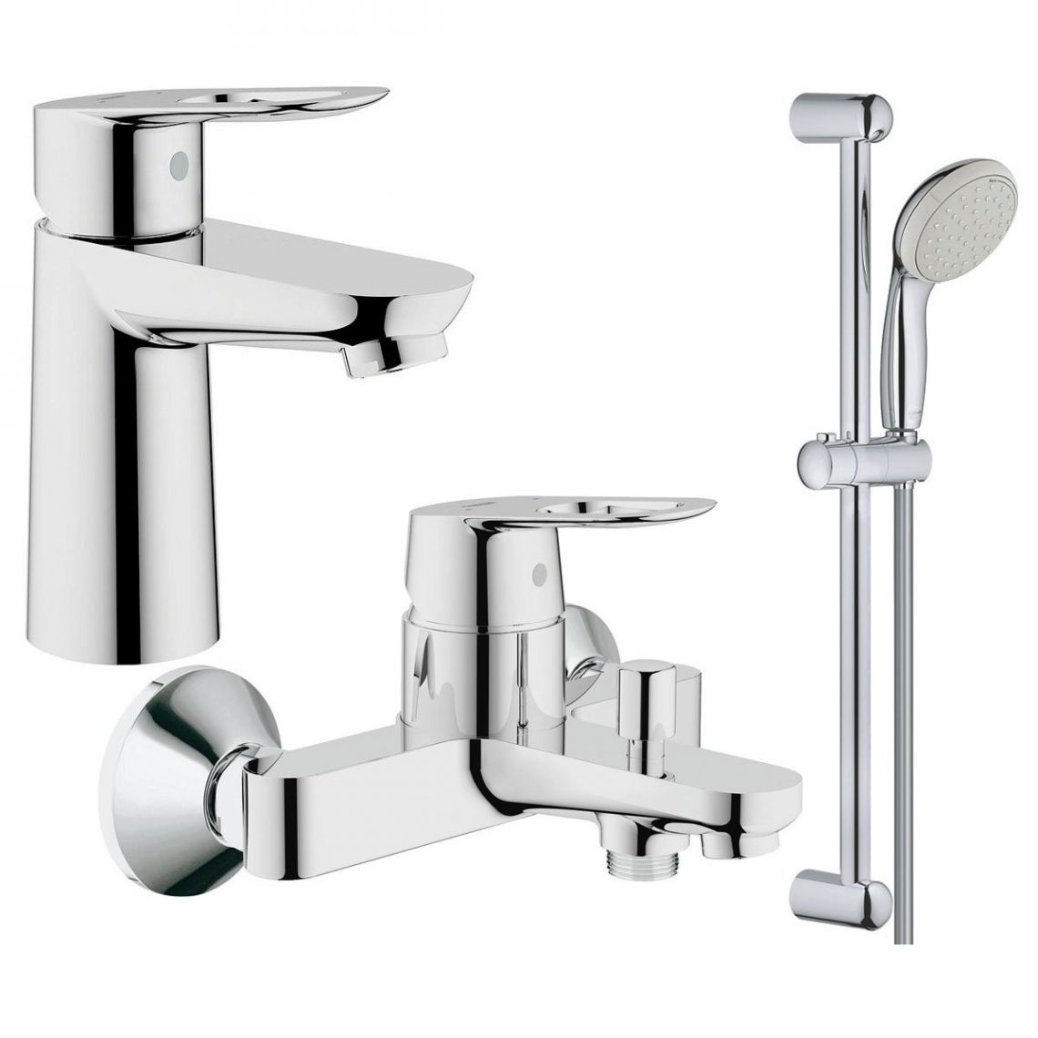 Набір змішувачів для ванни Grohe BauLoop, хром (UA123214S0)