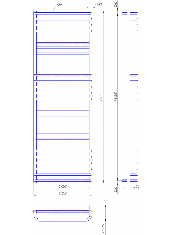 Гера-Люкс 1750x600/570