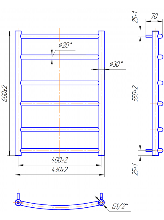 Класік 600x430/400