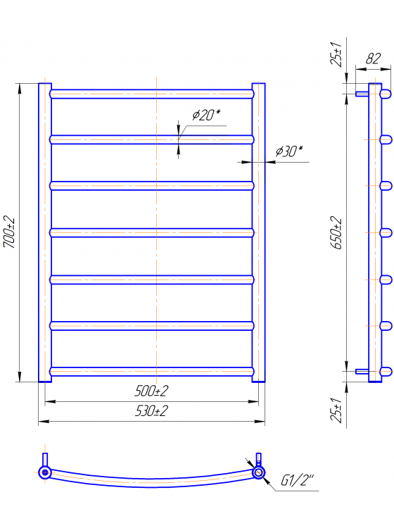 Класік 700x530/500