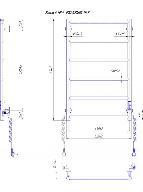 Класік F НР-I  800х530/75 TR K