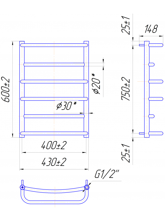 Люкс 600x430/400