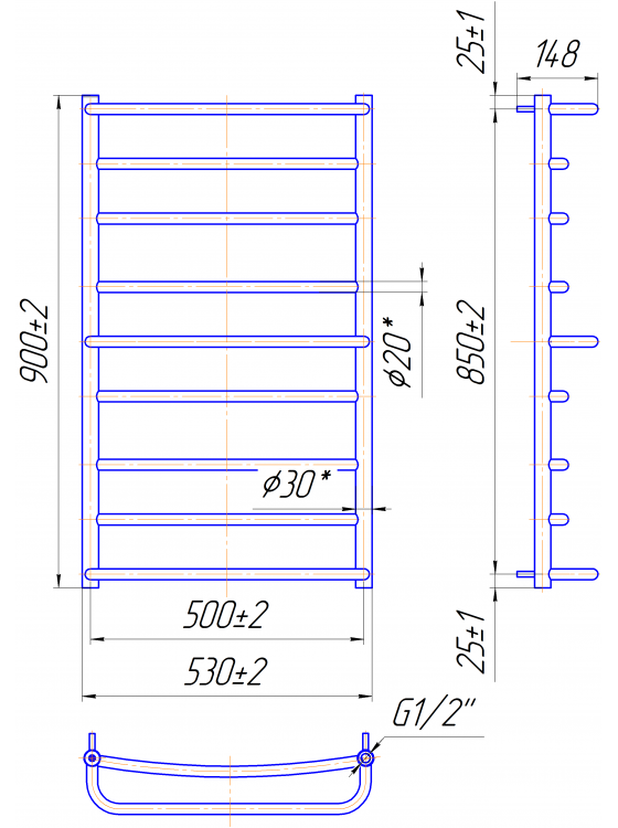 Люкс 900x530/500