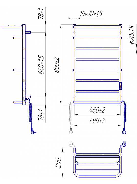 Люксор-I 800х500 TR K таймер-регулятор