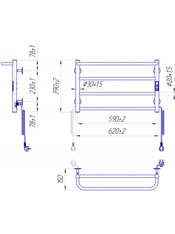 Люкс Сіті-I 400х630 TR K таймер-регулятор