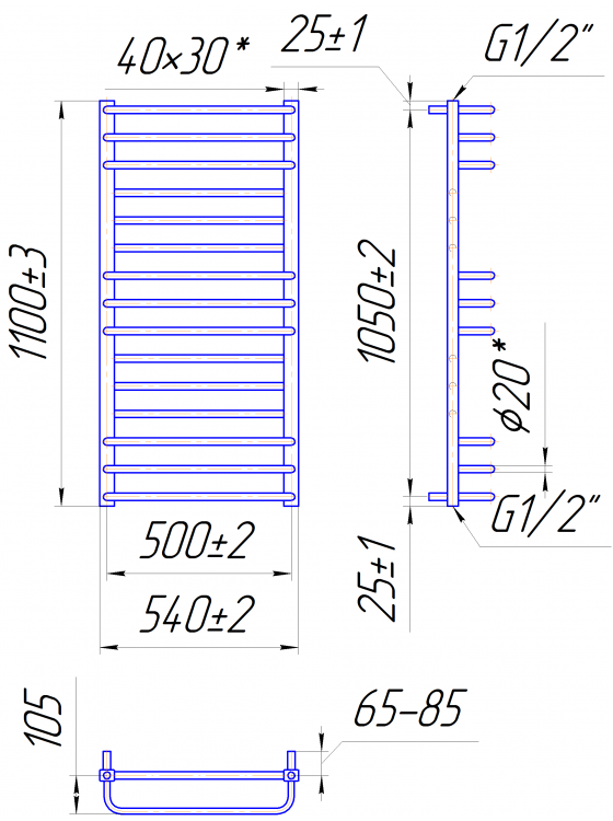 Преміум Люкс 1100x540/500