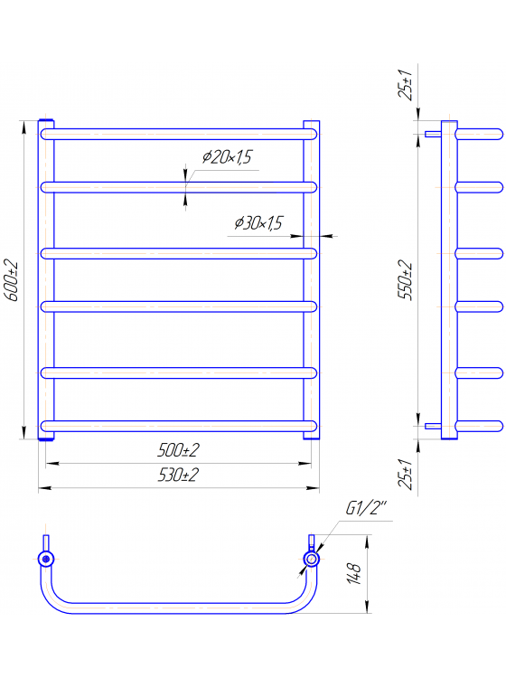 Стандарт 600x530/500