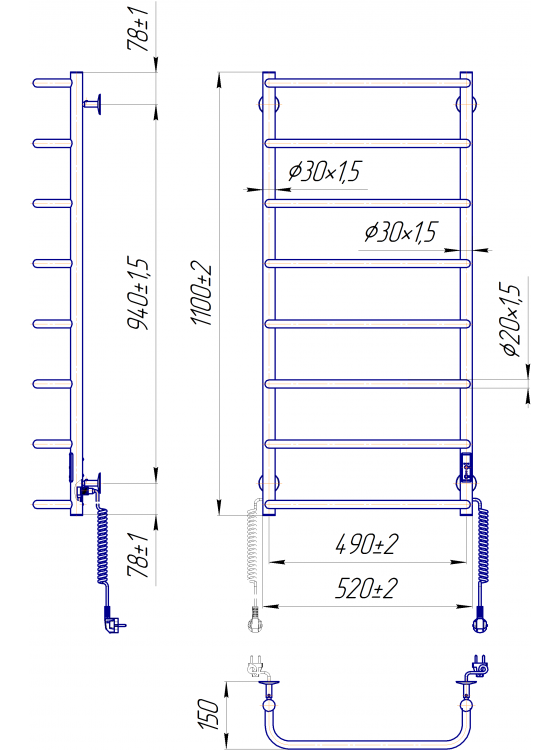 Стандарт-I 1090х530 TR K таймер-регулятор