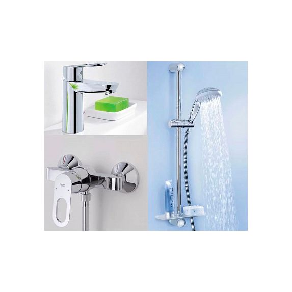 Комплект змішувачів Grohe BauLoop для душа, хром (123220S)
