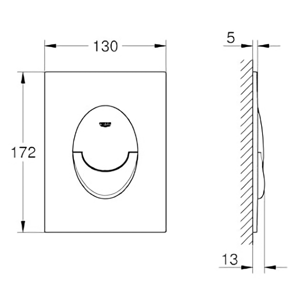 Rapid SL 3в1 Комплект для підвісного унітазу (бачок, крепіж, кнопка хром - подвійний змив 37965000)
