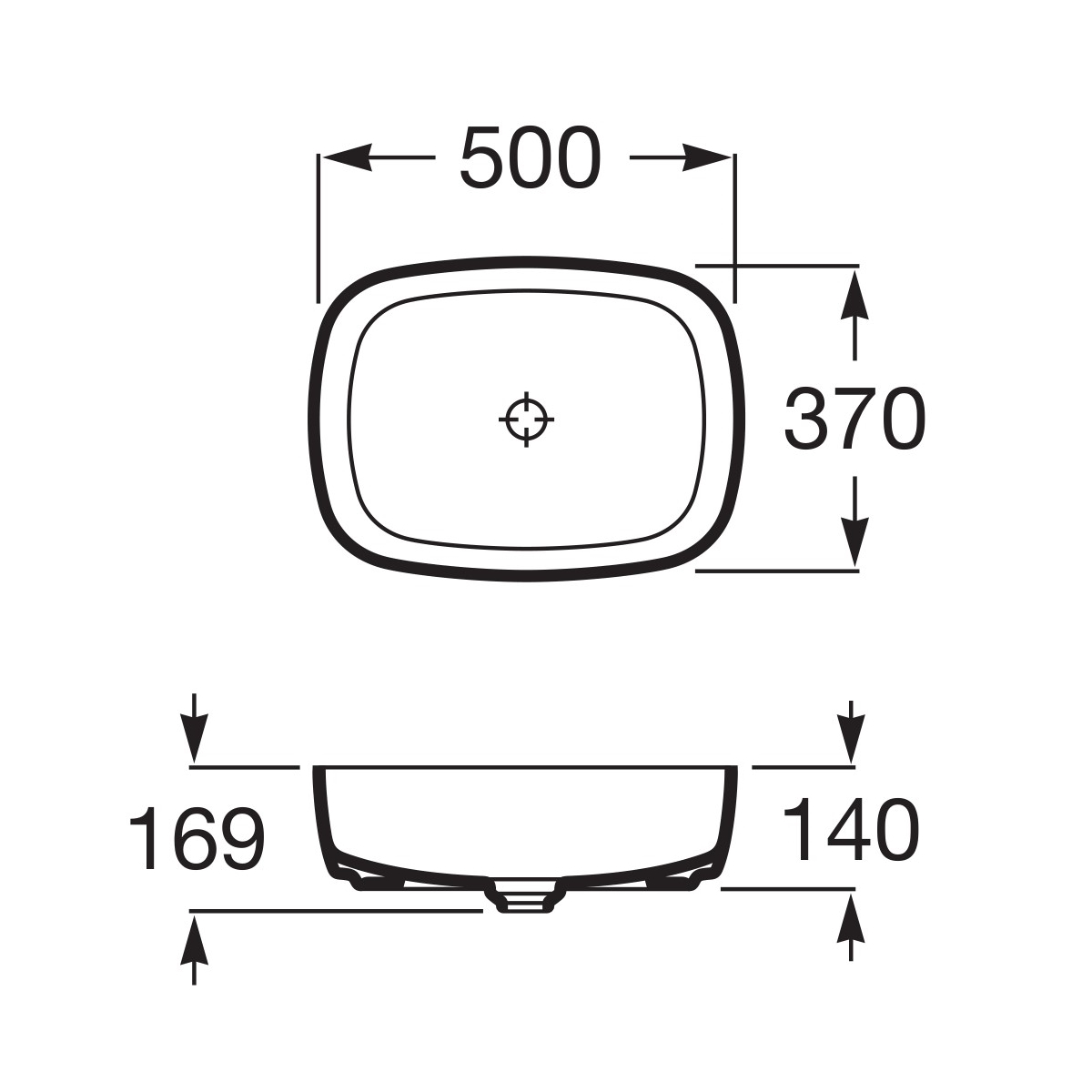 Умивальник ROCA INSPIRA A327500640
