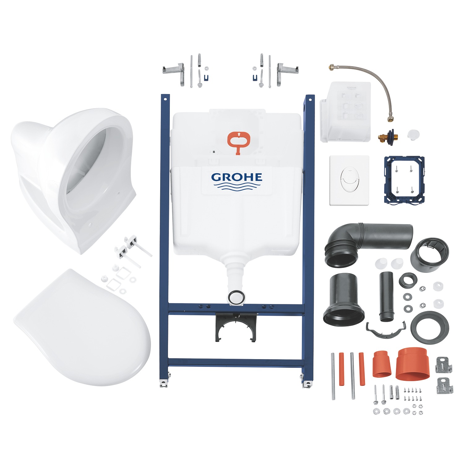 SOLIDO Perfect набiр 4в1 iнстал. 3884000G+38505SH0, з пiдвiсним унiтазом у компл.з сидiнням Soft-close