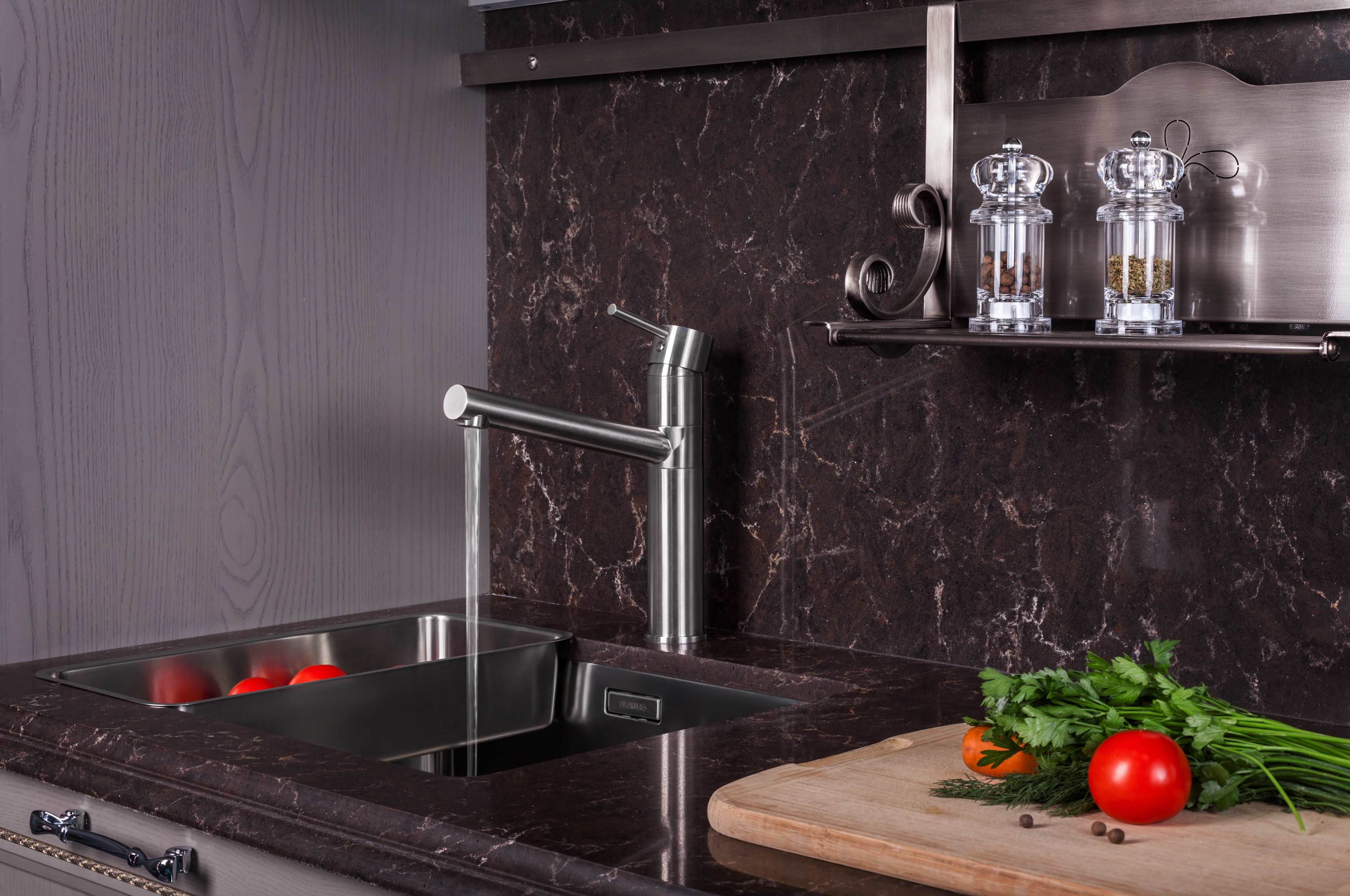 PIVOT LSS змішувач для кухні, сталь, 40 мм