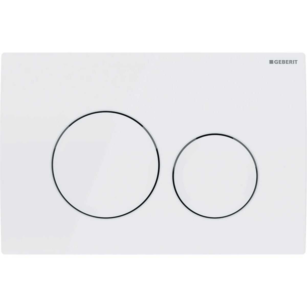 DELTA20 змивна клавіша, пластик, білий