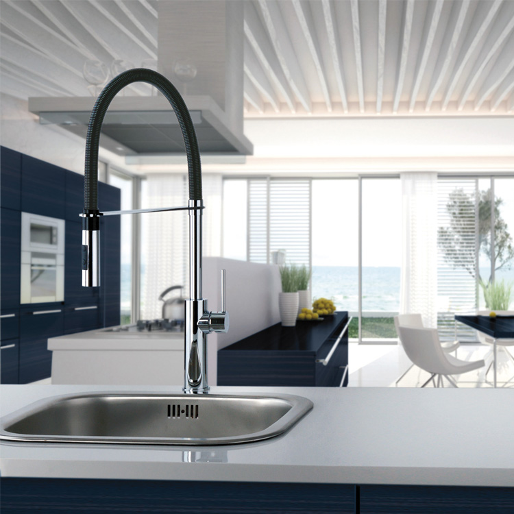 Змішувач для мийки Paffoni Light Professional, хром (LIG179CRNO)