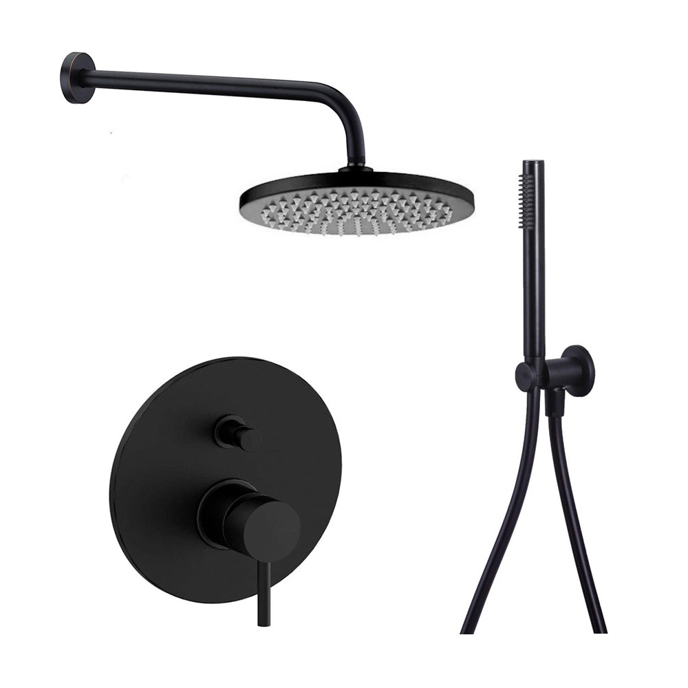 Душова система Paffoni Light, чорний (KITLIG015NO)