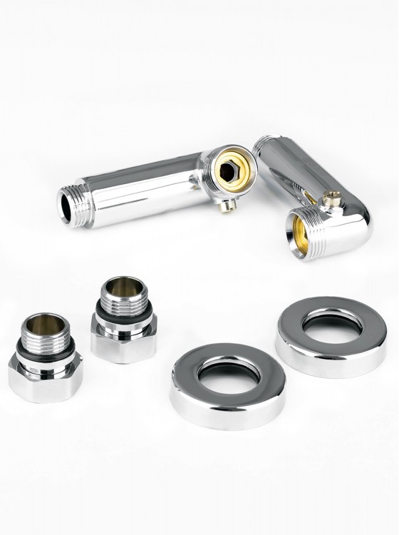 Кран кутовий запірний, G1/2″ комплект