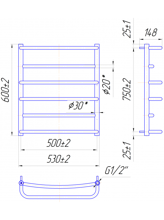 Люкс 600x530/500