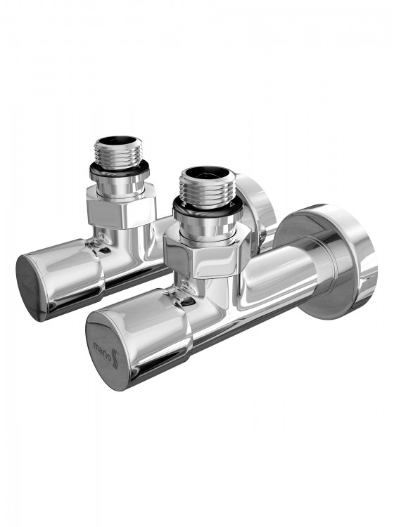 Кран кутовий подовжений, G1/2″ комплект